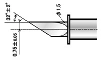 ZEC-U3075, нож