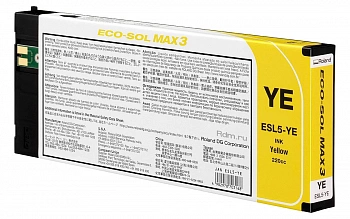 ESL5-YE, 220мл, картридж Yellow ECO-SOL MAX3