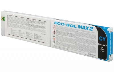 ESL4-4CY, 440мл, картридж Cyan ECO-Sol MAX2