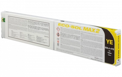 ESL4-4YE, 440мл, картридж Yellow ECO-Sol MAX2